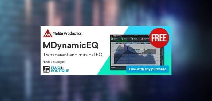 MDynamicEQ Is FREE With Any Purchase @ Plugin Boutique