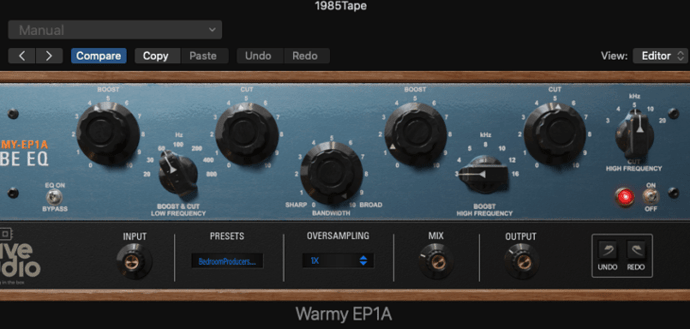 Warmy EP1A Tube EQ by Kiive Audio