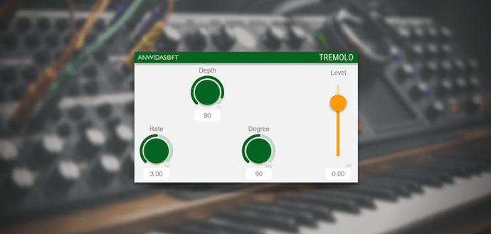 ANWIDA Soft Offers FREE Tremolo Plugin For macOS & Windows