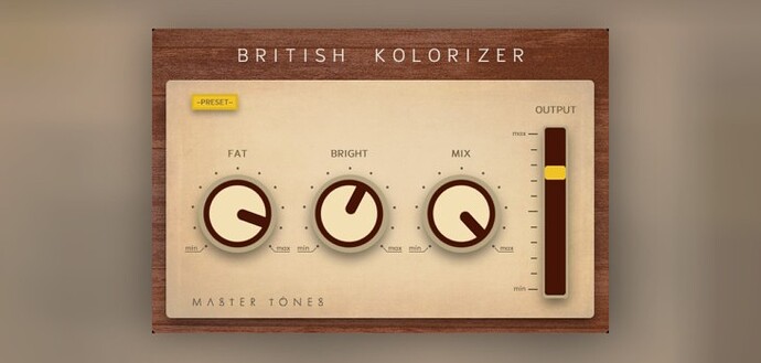 British Kolorizer By Master Tones