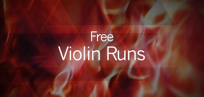 Violin Runs Is A FREE Instrument By Vienna Symphonic Library